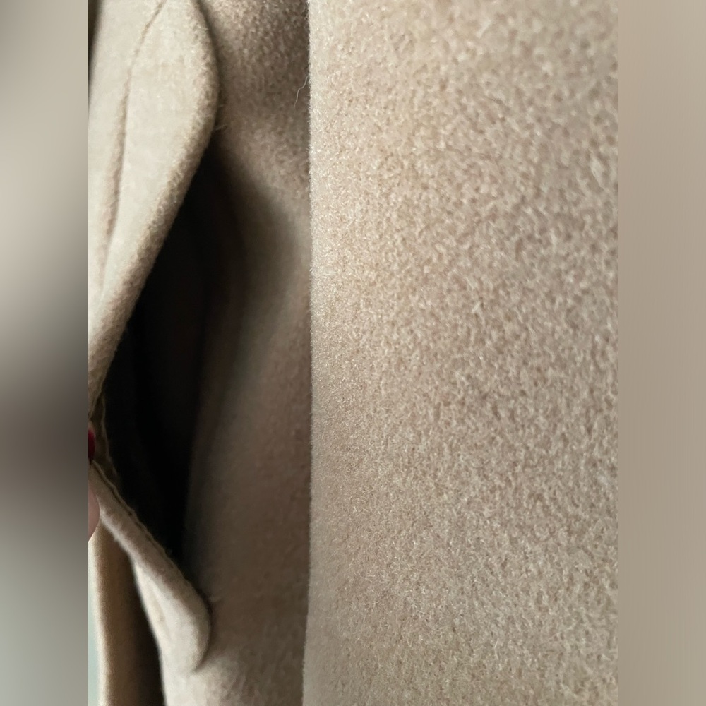 Rare Vintage double breasted 100% camel hair wool peacoat size 40 M LVC~ - Picture 8 of 14